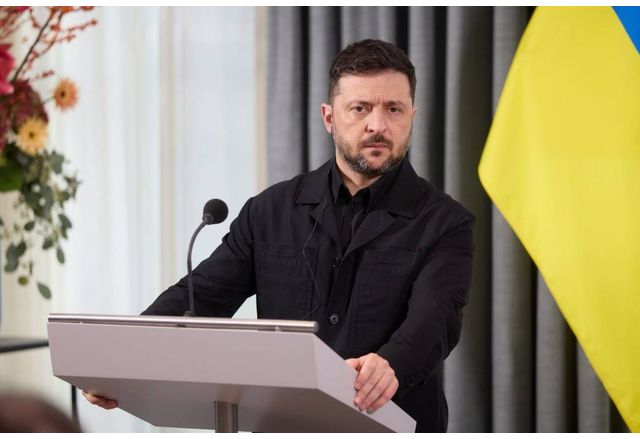 Президентът на Украйна Володимир Зеленски каза в реч пред нидерландския