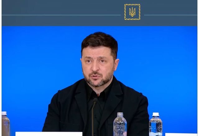  УКраинският президент Володимир Зеленски