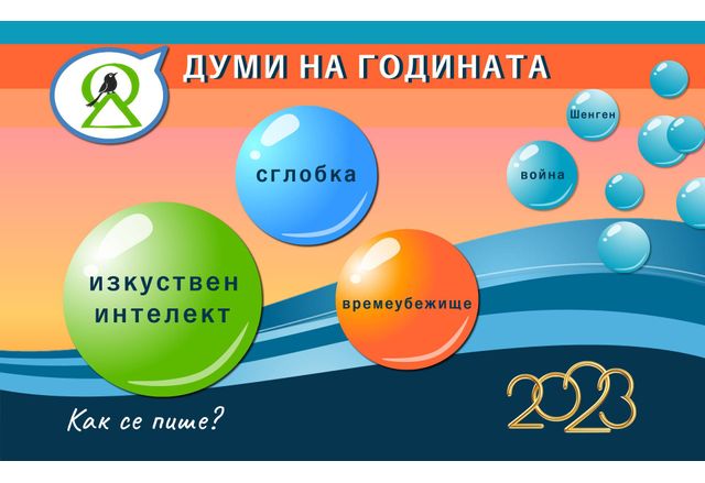 Вотът на хората в анкетата "Думи на годината 2023 с Как се пише?"