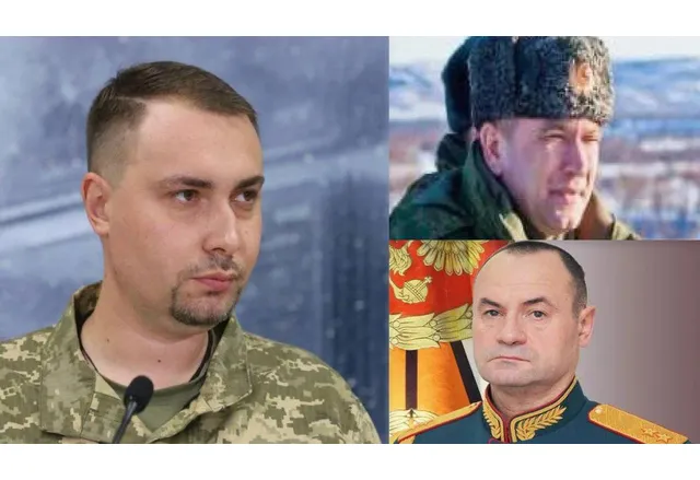 Генерал Александър Романчук и Олег Цеков (вдясно)