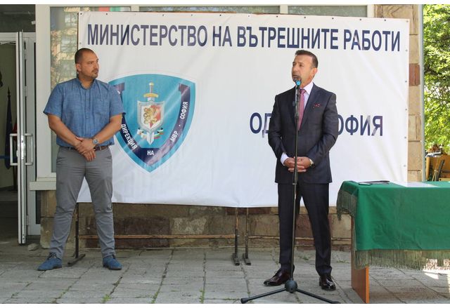 Главен комисар Живко Коцев (вдясно)