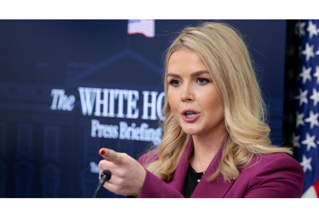 Говорителката на Белия дом Каролайн Левит