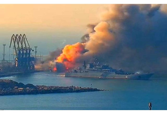 Украйна вече потопи една пета от руския Черноморски флот съобщи