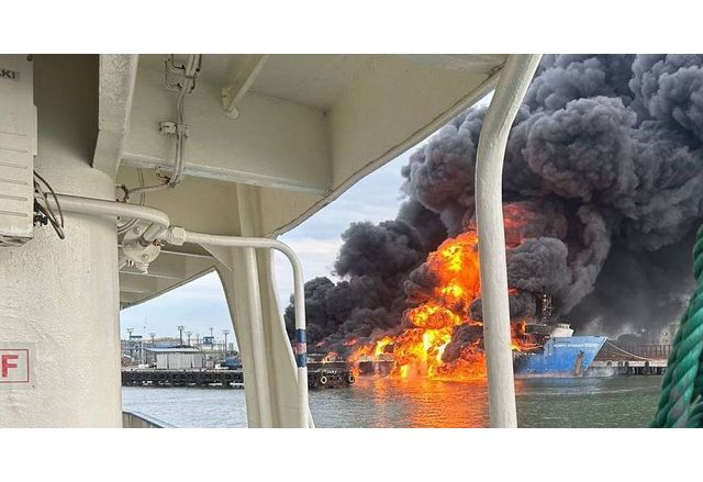 Военноморските сили ВМС на Украйна потвърдиха че са унищожили железопътен