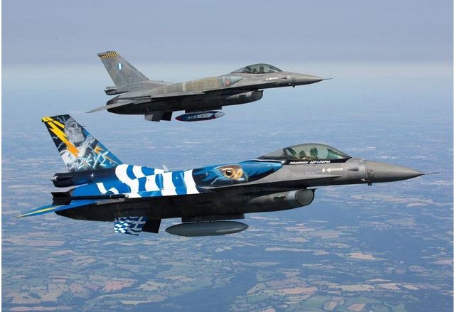 Съвместни тренировъчни българо гръцки полети на Военновъздушните сили ВВС на двете