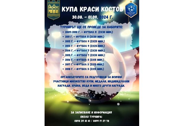 Детски футболен турнир събира любителите на футбола в Асеновград