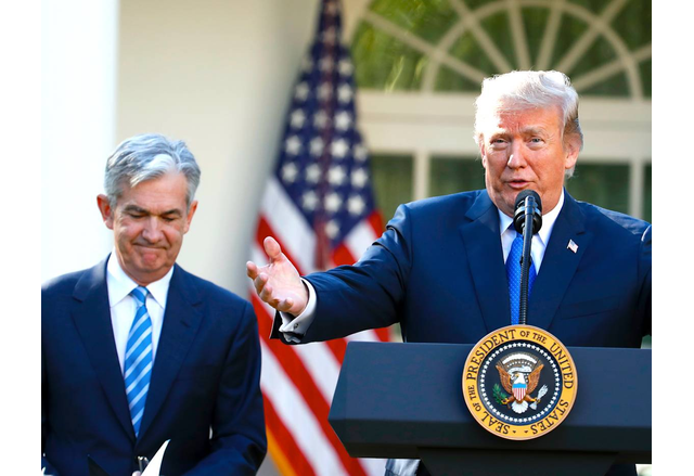 Президентът на САЩ Доналд Тръмп заяви във вторник че лихвените