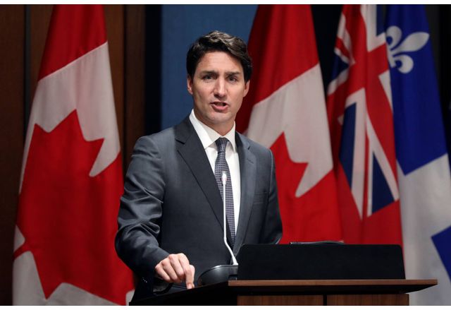 Премиерът на Канада Джъстин Трюдо заяви че възнамерява да наложи