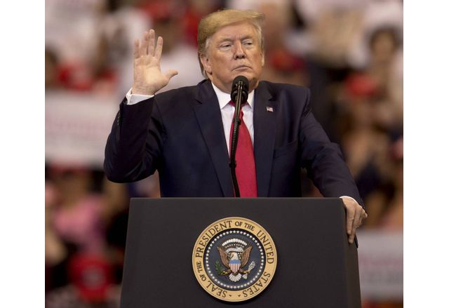 Доналд Тръмп който след по малко от месец ще встъпи в