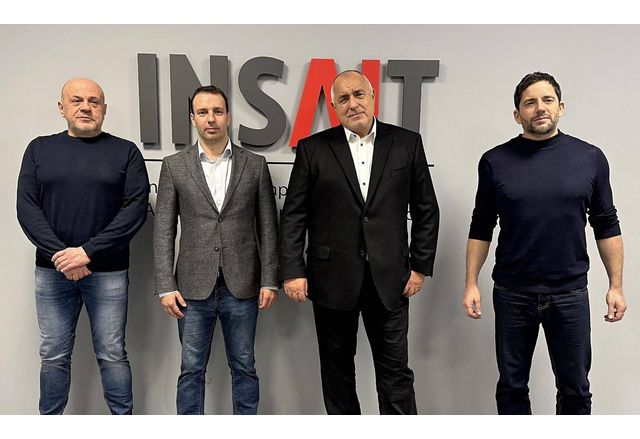 Лидерът на ГЕРБ Бойко Борисов и Томислав Дончев посетиха Института