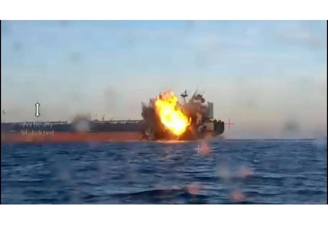 Военноморските дронове Sea Baby на СБУ са ударили в Черно