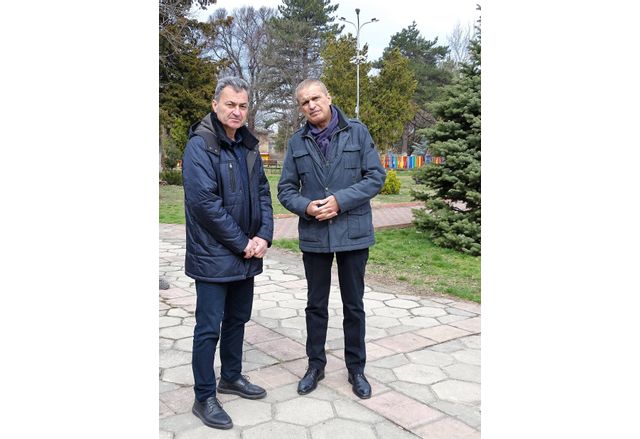 Д-р Николен Стойнов и д-р Валентин Точков