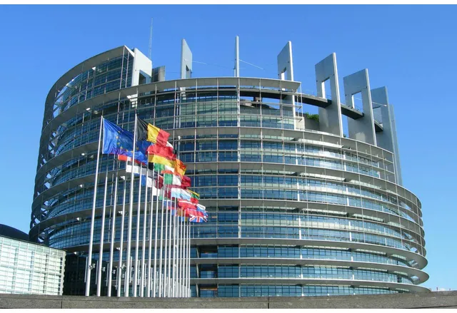 Европейският парламент в Страсбург