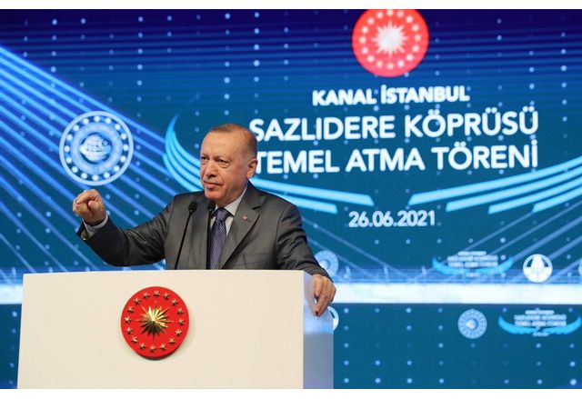 Ердоган даде началото на изграждането на водния канал Истанбул