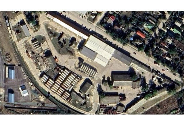 Град Керч в източната част на анексирания Крим е бил