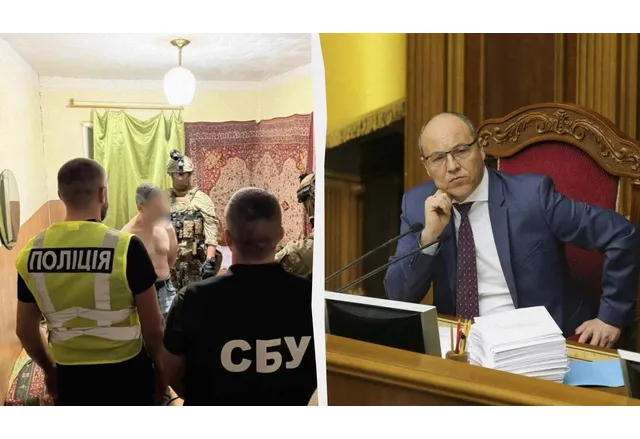 Украинската национална полиция показа кадри от задържането на мъж заподозрян