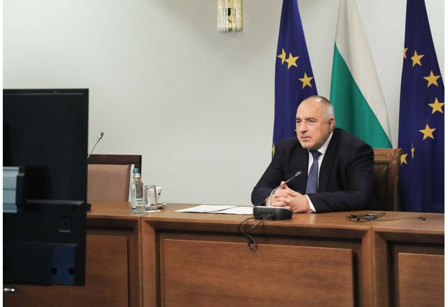 Премиерът Борисов на видеоконференцията на Европейския съвет