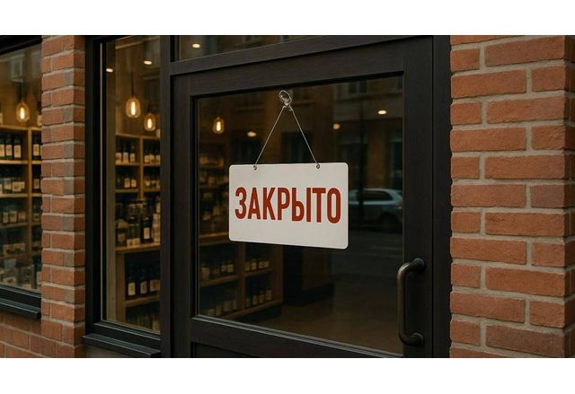 Затворено заведение в Русия