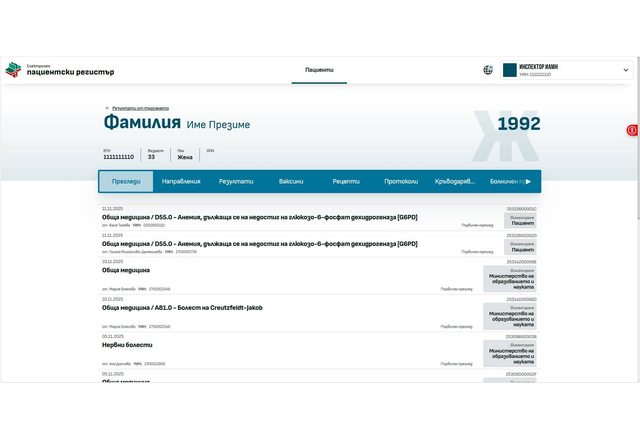 Изпълнителна агенция Медицински надзор ИАМН внедрява нов модул за осъществяване