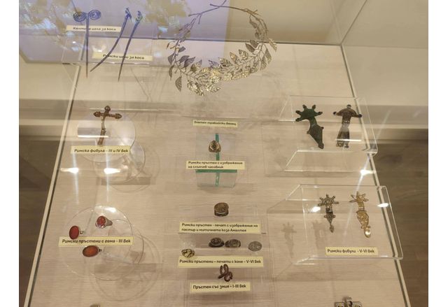 Изложба накити в Исторически музей-Оряхово