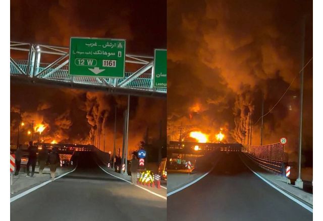 Израел нанесе удари по ирански петролни съоръжения 