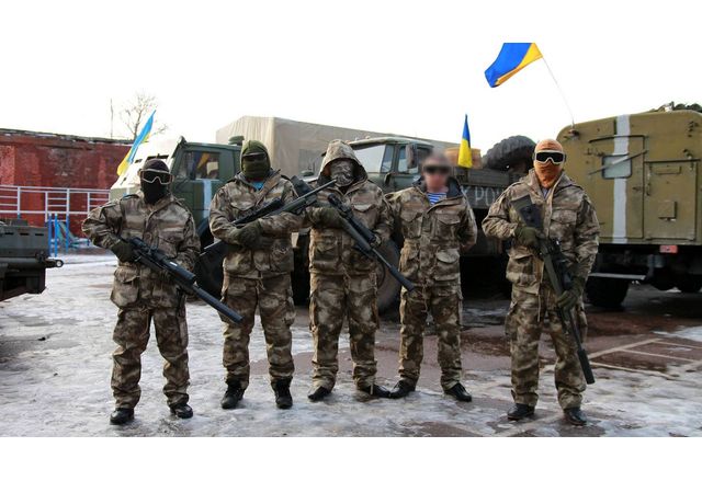 Кадрови служители на украинското военно разузнаване ГУР