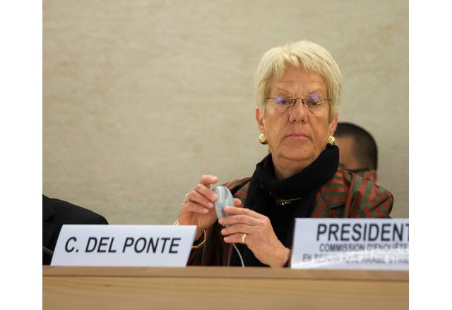 Бившият главен прокурор на Международния наказателен съд Карла Дел Понте