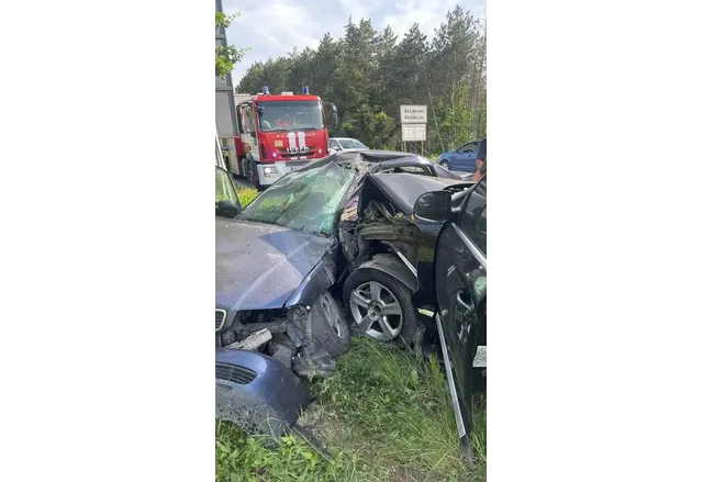 Катастрофата на кола на НСО и друг автомобил