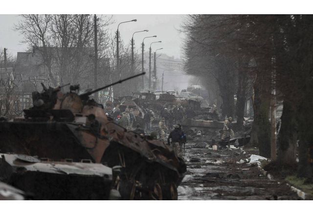 Киевска област се превърна в гробище за руски танкове