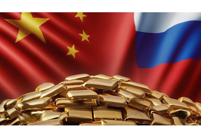 През ноември 2025 г Русия достави златни кюлчета на Китай