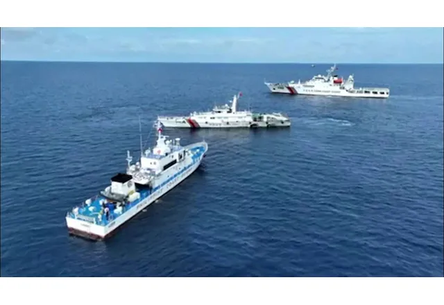 Китайски и филипински кораби