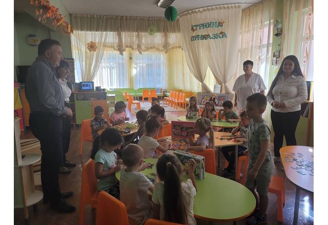 Кметът проверява готовността на детските градини за новата учебна година