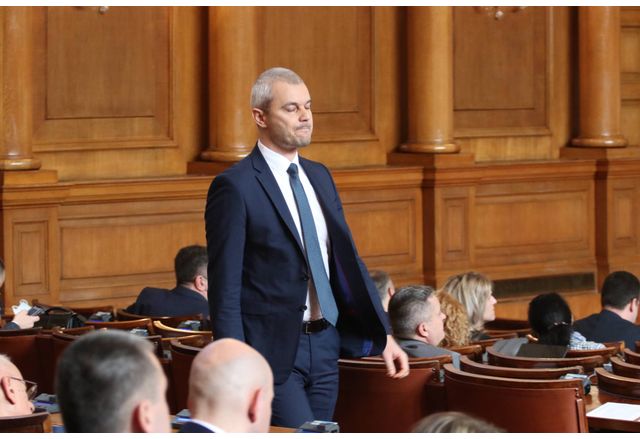 Председателят на проруската партия Възраждане Костадин Костадинов известен с прозвището