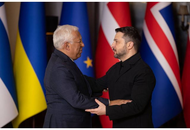 Антонио Коща и Володимир Зеленски