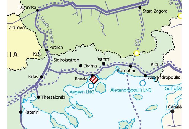 Между системна газова връзка България-Гърция (IGB)