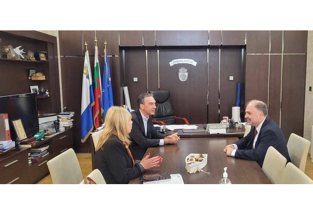 Министърът на културата Найден Тодоров се срещна с кмета на