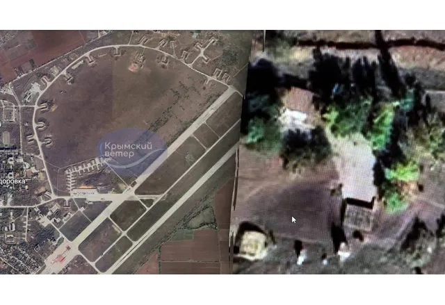 Късно вечерта на 5 януари украинските военни атакуваха военното летище