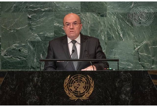 Николай Милков пред Общото събрание на ООН