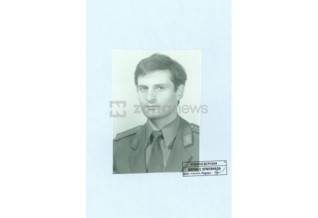 Николай Радулов като офицер от ДС