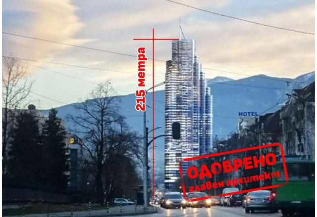 Ще се строи 215 метров небостъргач при мол Парадайз –