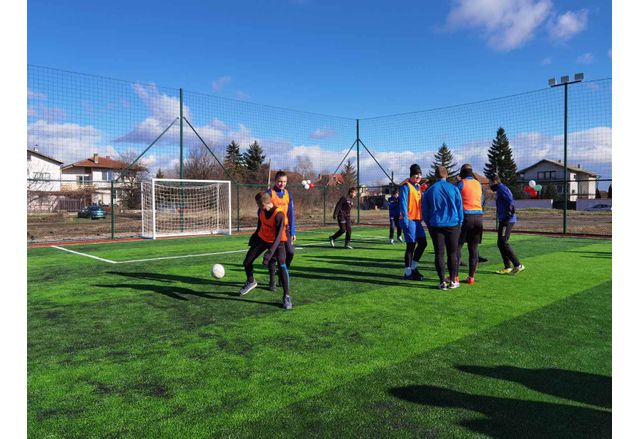 Новата спортна площадка в село Мировяне