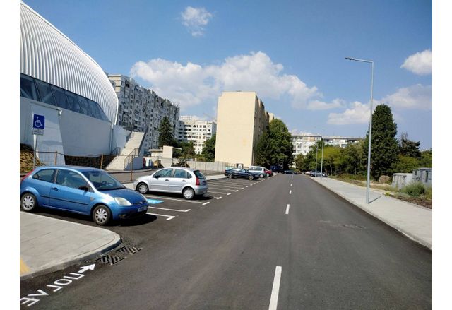 Новите паркоместа в бургаския квартал "Изгрев"