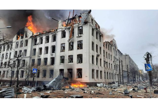 Обстрел на украински градове