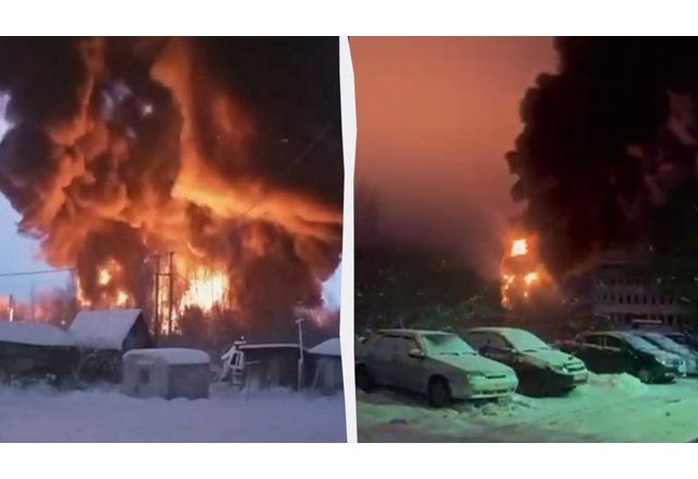 Опожарената от дроновете на СБУ руска нефтебаза