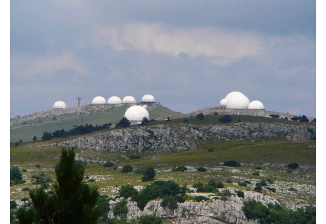 Руската база за противовъздушна отбрана на връх Ай Петри в Кримските