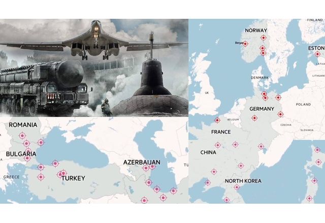 Планове на Русия за ядрени удари в Европа и Азия