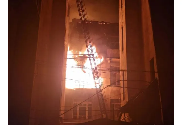 Пожари вследствие на руския терористичен удар