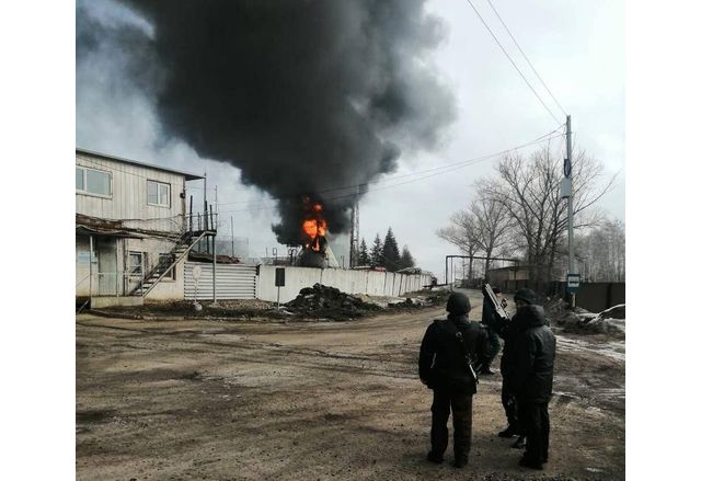 Пожарът в комбината в Курск