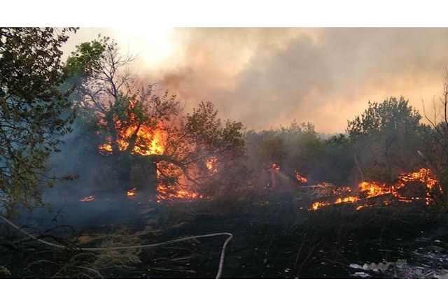 Пожарът в Свиленградско се е разраснал на над 15 хиляди