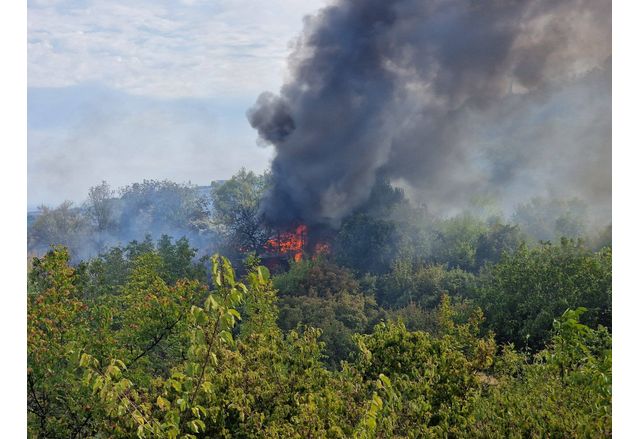 Напълно овладян е пожарът в местността Седми километър край Стара